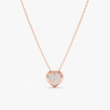 Diamond Heart Necklace, Kree