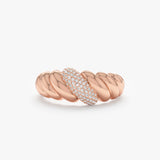 Diamond Croissant Ring, Amina