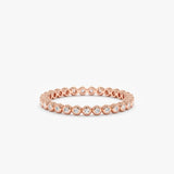 Rose Gold Diamond Eternity Ring