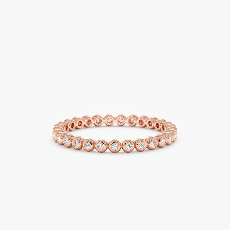 Rose Gold Diamond Eternity Ring