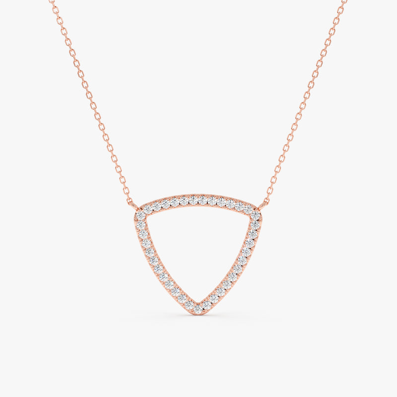 Diamond Triangle Necklace, Tara