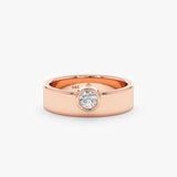 Rose Gold Diamond Statement Ring