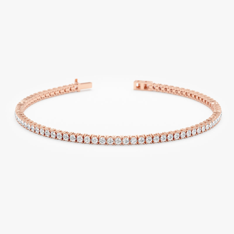 Thin Diamond Tennis Bracelet, Janet