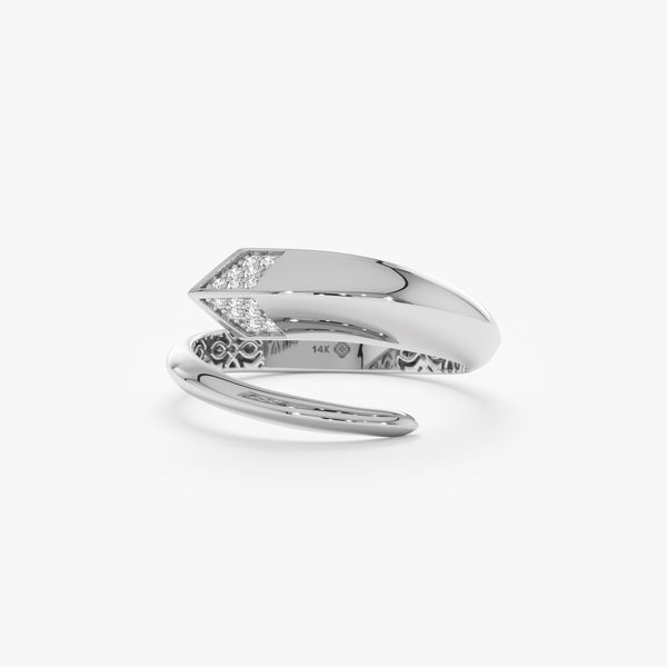 Diamond Spiral Arrow Ring, Dido