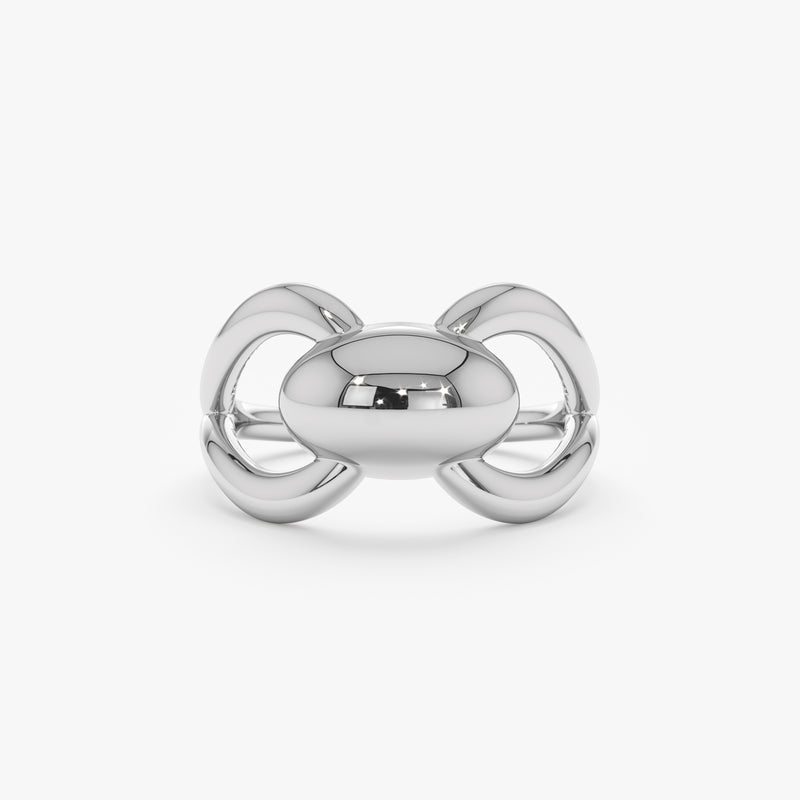 Solid Gold Bow Ring, Izee