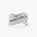 Diamond Multi-Layer Winding Ring, Elliot