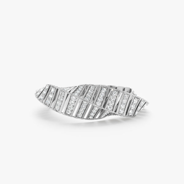 Chunky Twisted Diamond Ring, Noemi