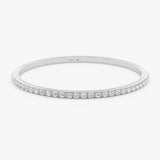 18k White Gold Wedding Jewelry Bangle