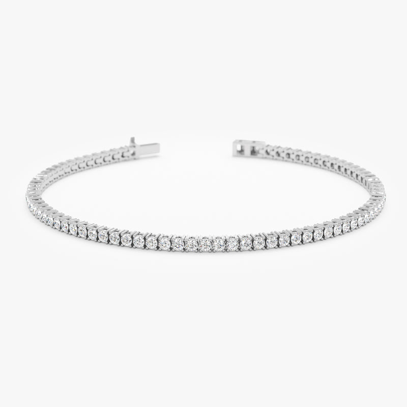 Thin Diamond Tennis Bracelet, Janet