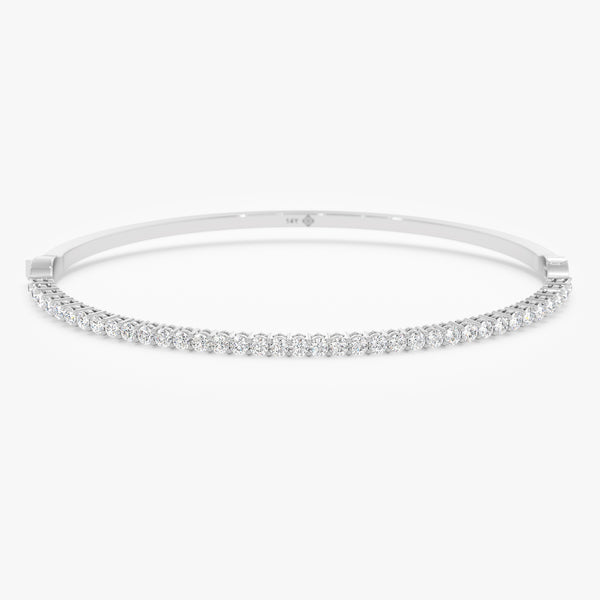 Natural Diamond Bangle, Melanie