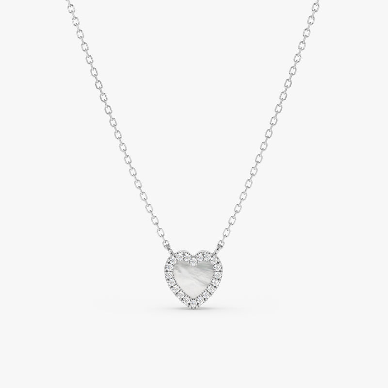 white gold white diamond and pearl pendant