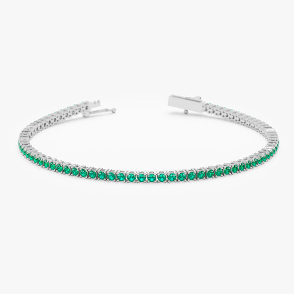 Emerald Tennis Bracelet, Deborah