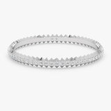 White Gold and White Diamond infinity bangle