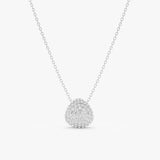 Unique Pave Diamond Pendant Necklace, Gita