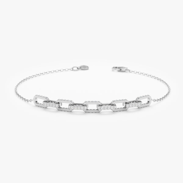 Diamond Chain Link Bracelet, Oprah