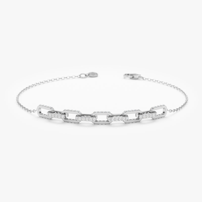 Diamond Chain Link Bracelet, Oprah