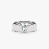 white gold diamond wedding band