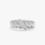 Diamond Croissant Ring, Amina