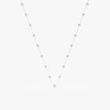 Lab Grown Diamond Bridal Necklace, Duvia