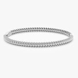 White Gold Bangle