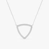 Diamond Triangle Necklace, Tara