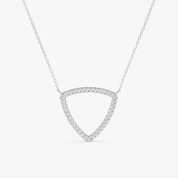 Diamond Triangle Necklace, Tara