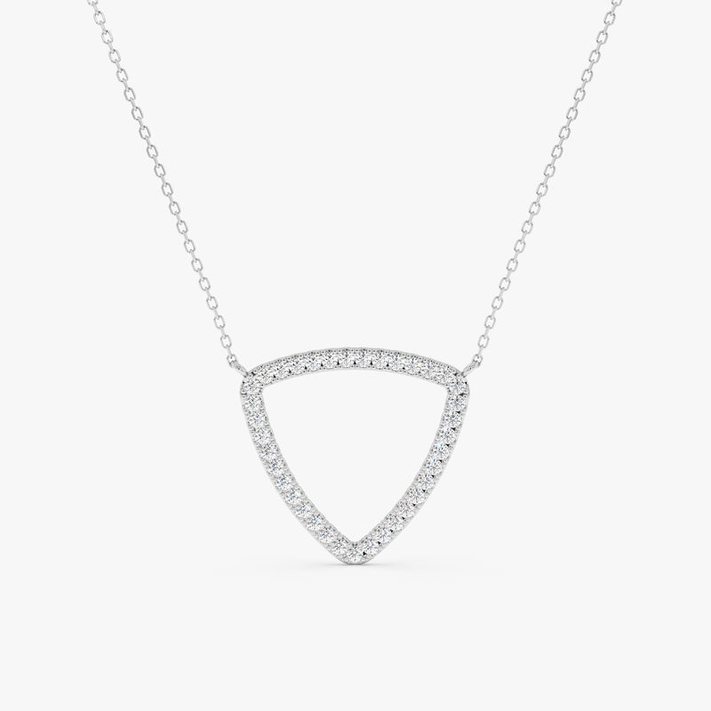 Diamond Triangle Necklace, Tara