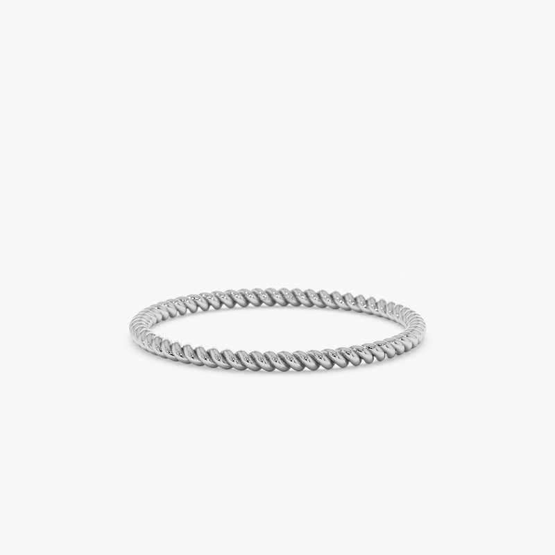 white gold wedding band