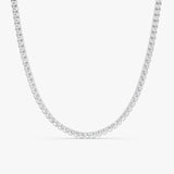 White Gold Diamond Choker