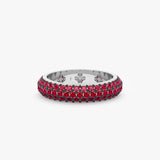 Ruby Cluster Dome Ring, Gem