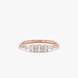 Natural Diamond Cluster Ring, Aella