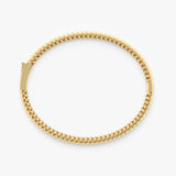 Plain Gold Rope Bangle, Belle