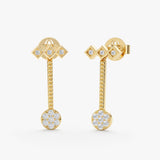 Diamond Dangle Earrings, Solan