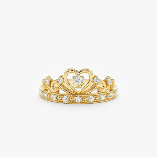 Gold Crown Ring