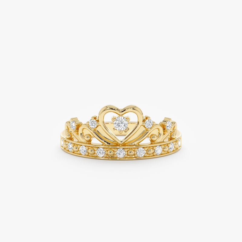 Gold Crown Ring