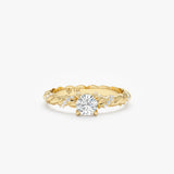 Twisted Diamond Engagement Ring, Josie