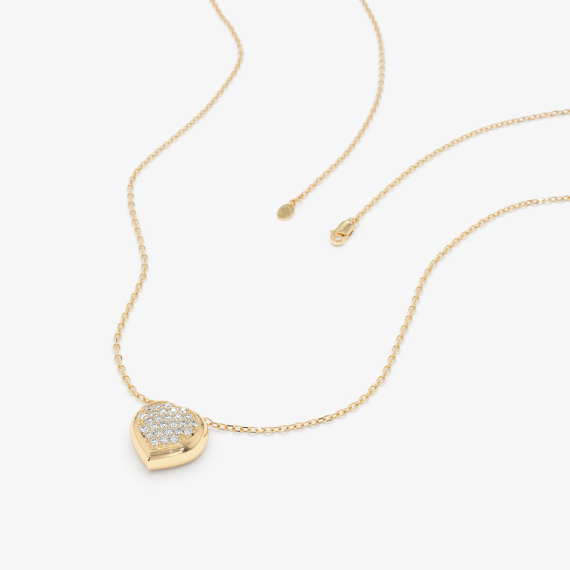 Diamond Heart Necklace, Kree