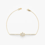 Diamond Star of David Bar Bracelet, Sarai