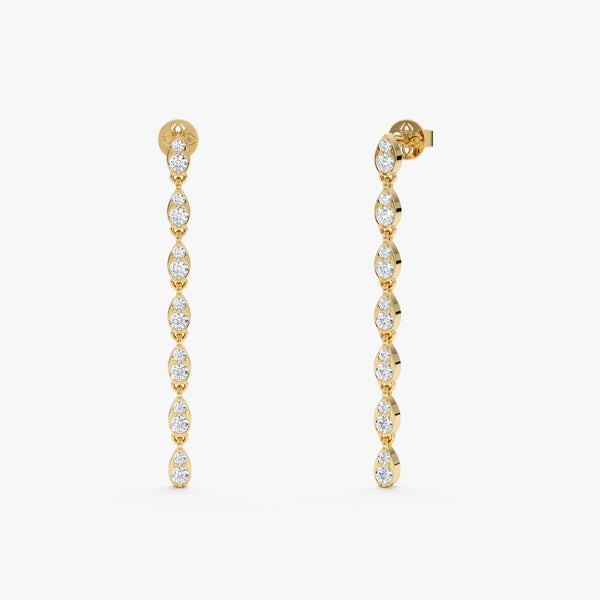 Diamond Dangle Earrings, Wynter