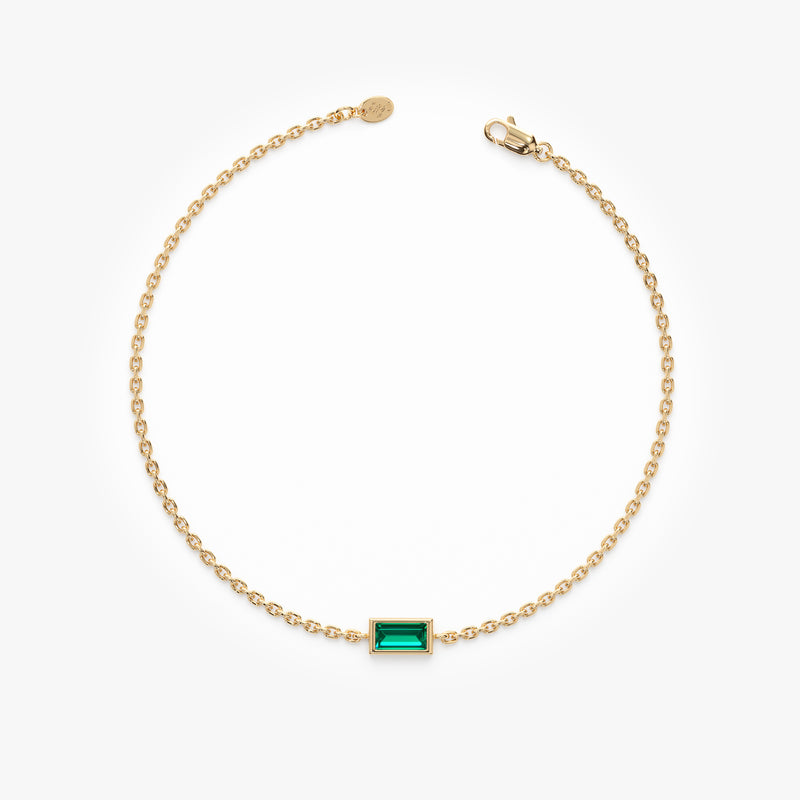 ethically sourced emerald bracelet for women