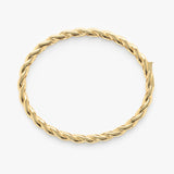 Plain Gold Twisted Bangle, Ailin