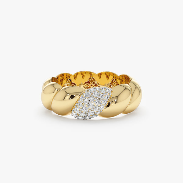 Diamond Croissant Ring, Barbara