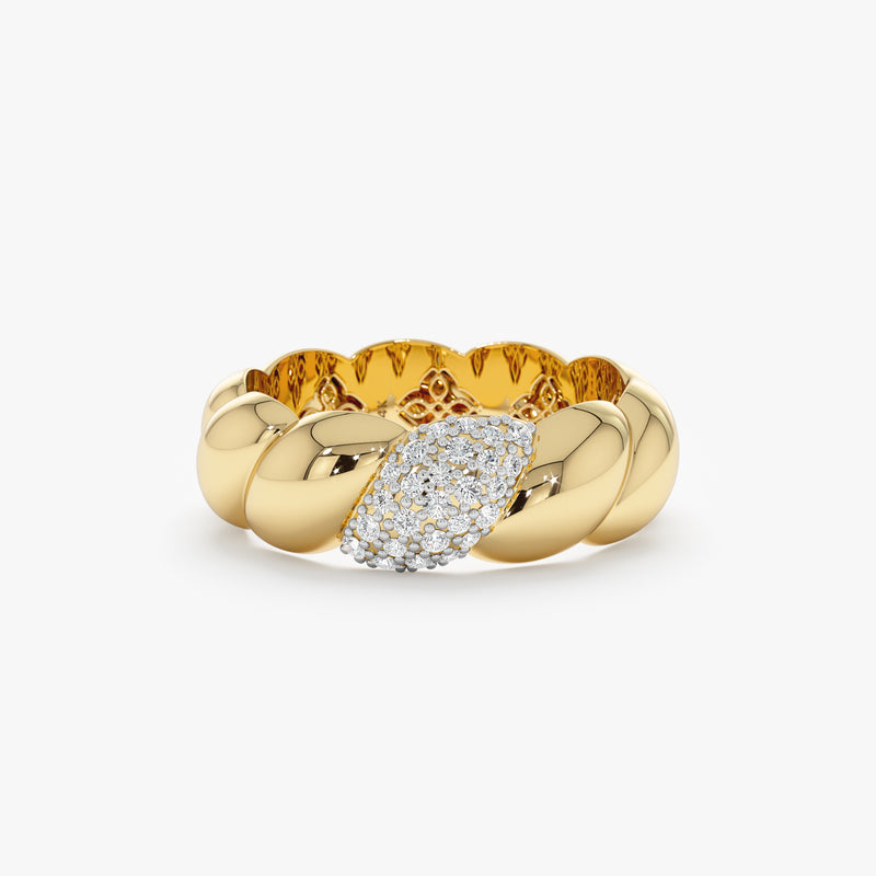 Diamond Croissant Ring, Barbara