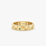 Celestial Ring in Solid Yellow Gold