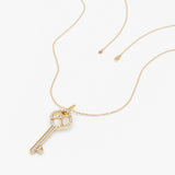 Vintage Diamond Key Necklace, Sysna