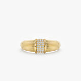 Vintage Diamond Bar Ring, Nellie