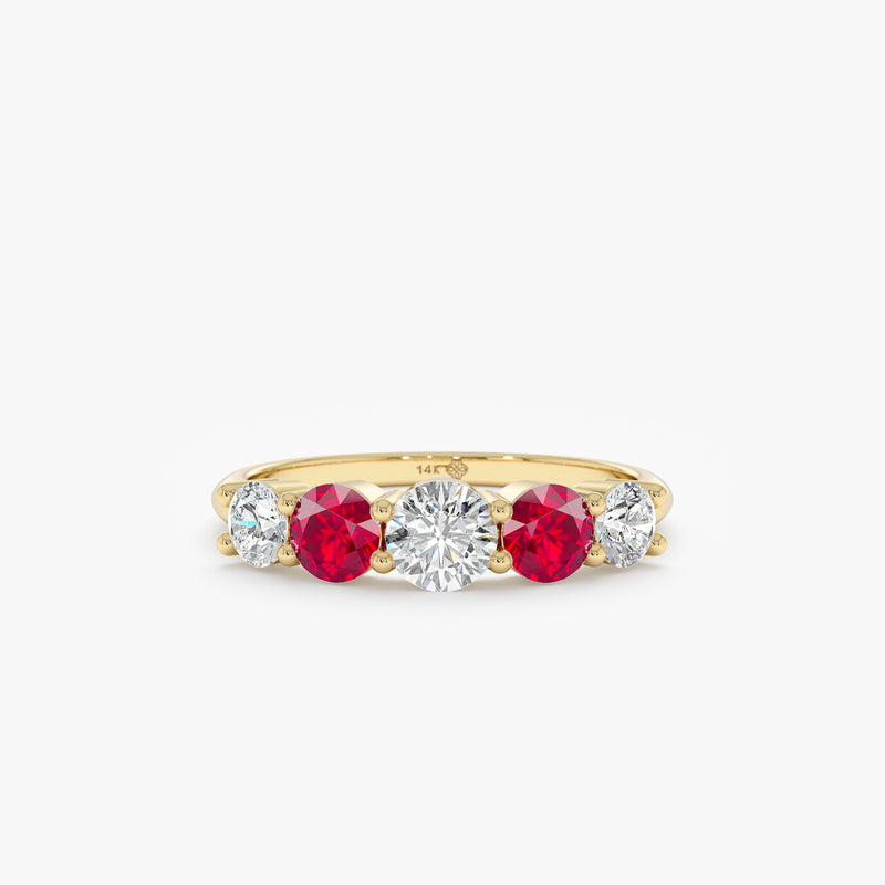 lab Grown Ruby Ring