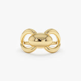 Solid Gold Bow Ring, Izee