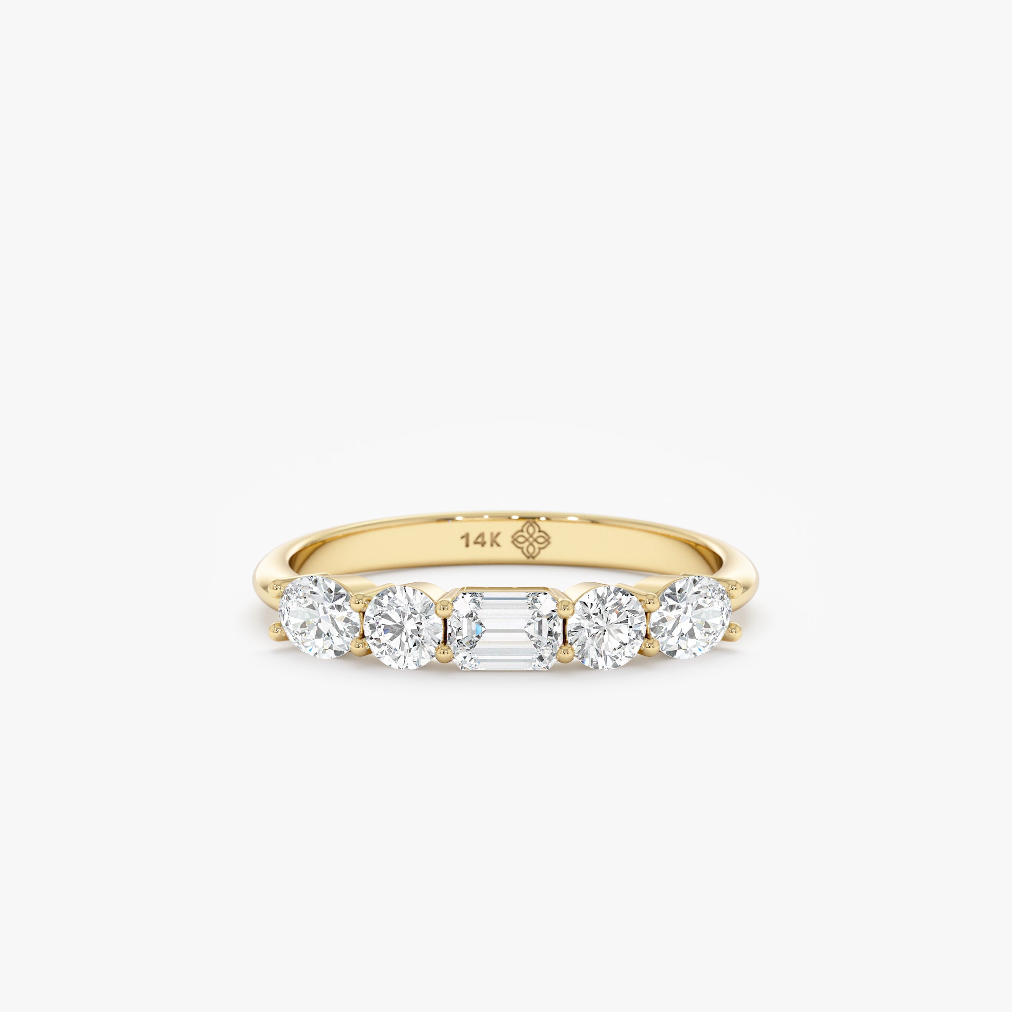 Diamond Half Eternity Wedding Ring