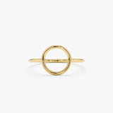 ethically sourced yellow gold ring